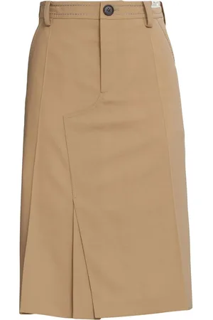 Marni High-waisted midi wrap skirt