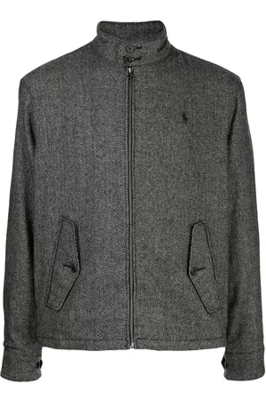 Ralph Lauren Men Sports Jackets - Country chevron-print windbreaker jacket - Black
