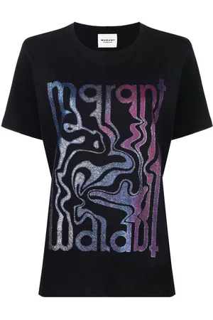 Marant Etoile Logo-print cotton T-shirt