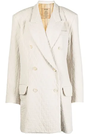 UMA WANG Double-breasted tailored coat