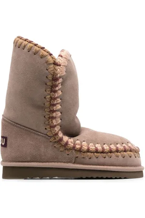 Mou Eskimo 24 contrast-stitch boots