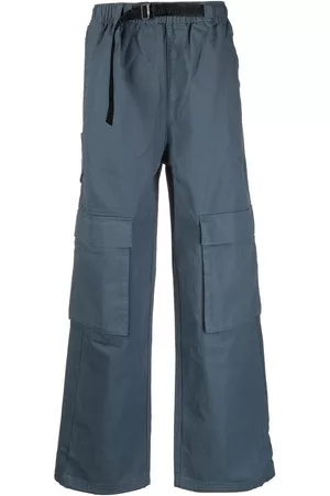 PUMA Men Cargo Pants - Cotton cargo trousers - Blue