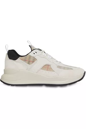 Burberry Men Low Top Sneakers - Vintage Check low-top sneakers - White