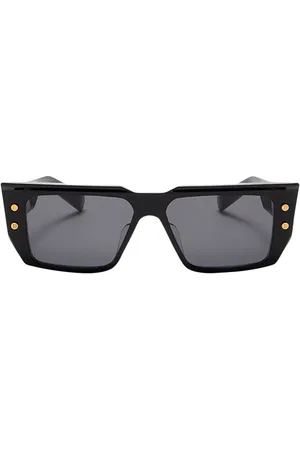 Balmain Logo square-frame sunglasses