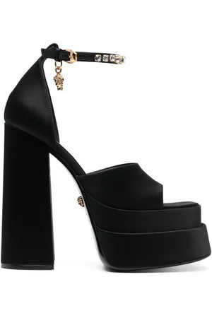 VERSACE Medusa charm platform sandals