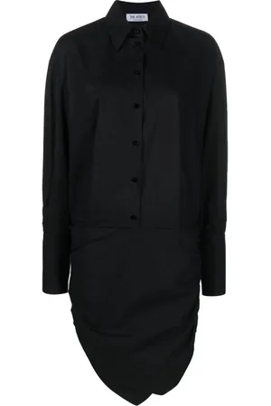 The Attico Asymmetric-hem shirt dress