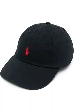 Ralph Lauren Men Caps - Embroidered-logo cap - Black