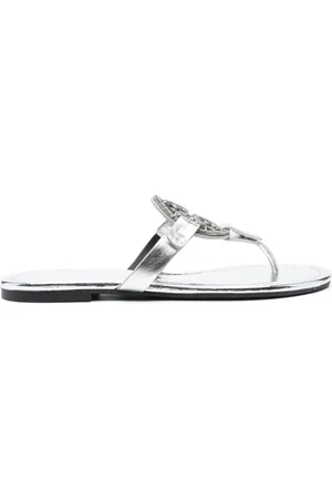 Tory Burch Miller logo-plaque sandals