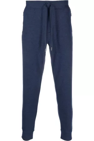 Ralph Lauren Men Sweatpants - Double-knit track pants - Blue