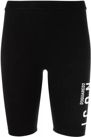 Dsquared2 Women Shorts - Logo-print track shorts - Black