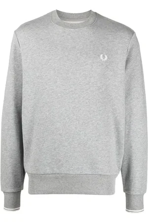 Fred Perry Logo-embroidered cotton-blend sweatshirt