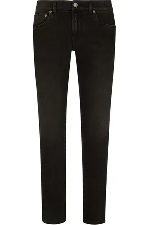 Dolce & Gabbana Logo-appliqué skinny jeans