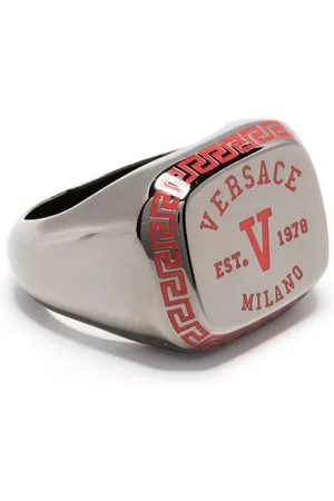 VERSACE Medusa-plaque ring - Silver