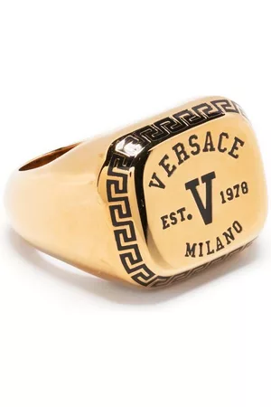 VERSACE Medusa-plaque ring - Gold