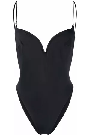 Stella McCartney Women Swimsuits - Sweetheart-neck low-back swimsuit - Black
