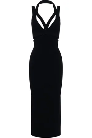 DION LEE Interlink cut-out maxi dress