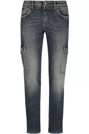 Dolce & Gabbana DG Essentials cargo skinny jeans - Blue