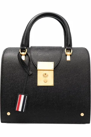Thom Browne Mrs.Thom pebble-texture satchel bag