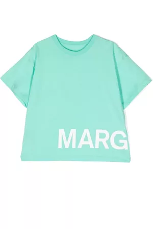 Maison Margiela Logo print cotton T-shirt - Green