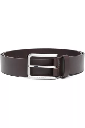 Calvin Klein Men Belts - Debossed-logo 30mm belt - Brown