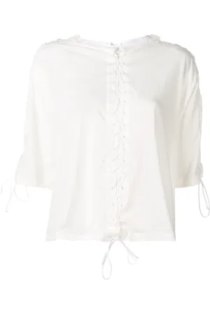 Unravel Project Lace-up T-shirt