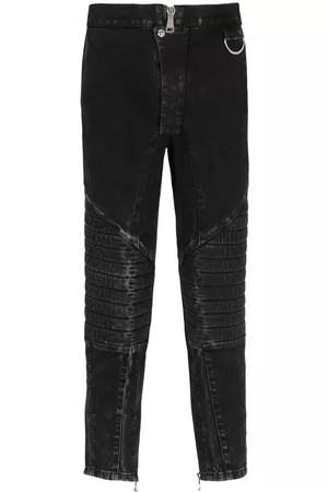 Balmain Men Skinny Jeans - Cropped skinny jeans - Black