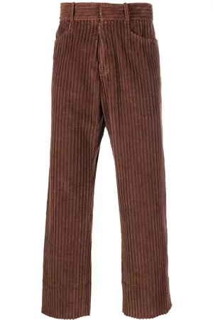 Maison Margiela Straight-leg corduroy trousers - Brown