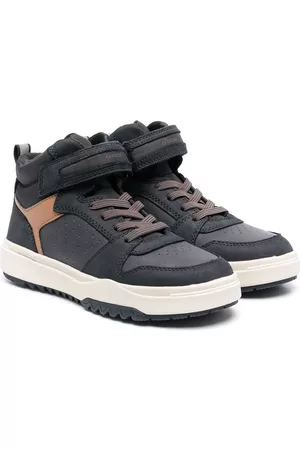 Geox Boys High Top Sneakers - Bunshee high-top sneakers - Black
