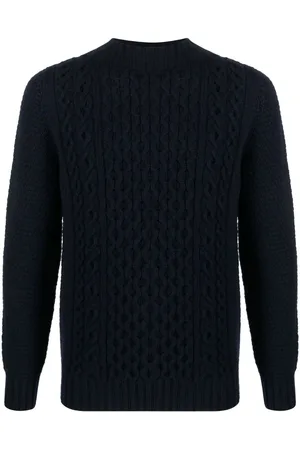 DRUMOHR Cable-knit crew-neck jumper