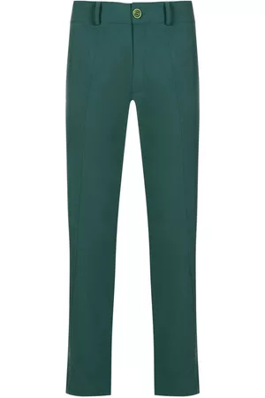 AMIR SLAMA Men Skinny Pants - Skinny low-rise trousers - Green