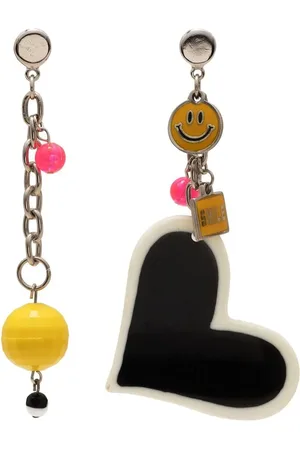 AMIR SLAMA Heart-charm drop earrings