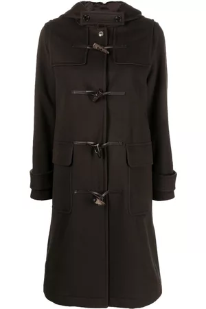 MACKINTOSH Women Duffle Coats - INVERALLAN wool-cashmere duffle coat - Brown