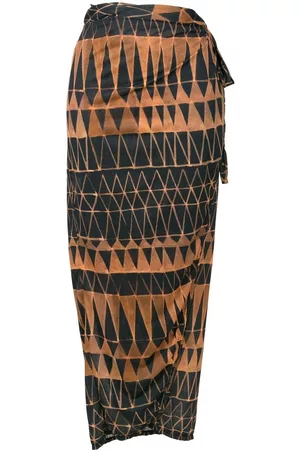 Brigitte Women Beachwear - Graphic-print high-waisted sarong - Multicolour