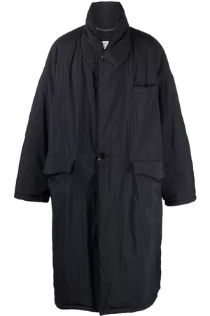 Maison Margiela Men Coats - Quilted oversized coat - Black
