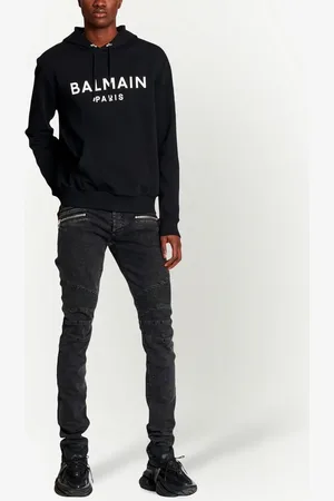 Balmain Logo-print drawstring hoodie