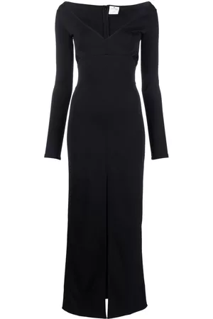 Courrèges Women Casual Dresses - Cut-out detail ribbed dress - Black