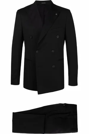 TAGLIATORE Fitted double-breasted suit