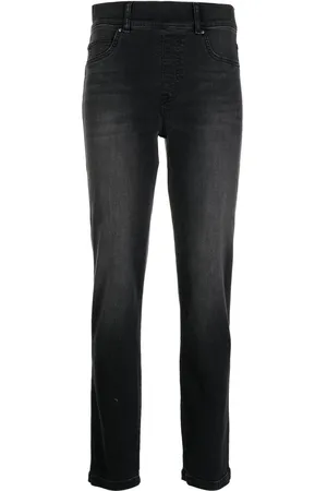 Spanx High-rise slim-cut jeans