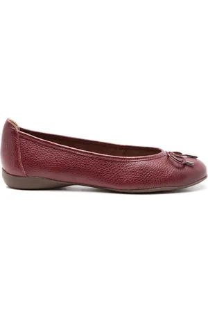Sarah Chofakian France pebbled ballerina shoes