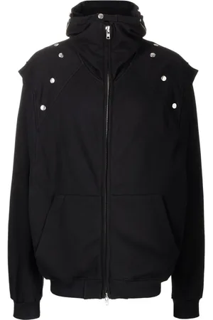 WALTER VAN BEIRENDONCK Hooded zipped-up jacket