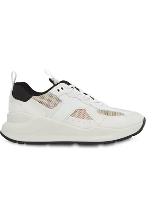 Burberry Check mesh low-top sneakers