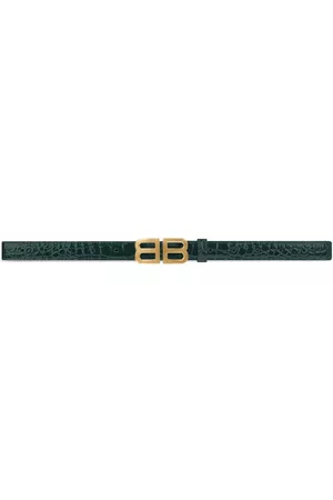 Balenciaga Women Belts - Hourglass logo-buckle belt - Green