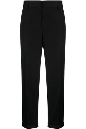 Golden Goose Logo-patch straight-leg trousers