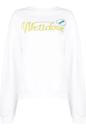 We11 Done Logo-print cotton hoodie