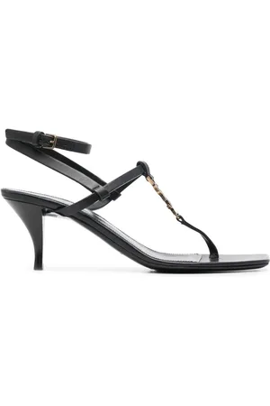 Saint Laurent Cassandra 60 leather sandals