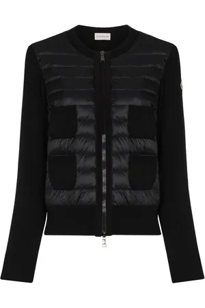 Moncler Padded-panel knitted cardigan