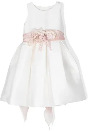 Mimilù Corsage-detail sleeveless dress