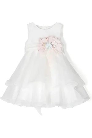 Mimilù Corsage-detail tiered dress