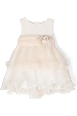 Mimilù Floral-detail tiered dress