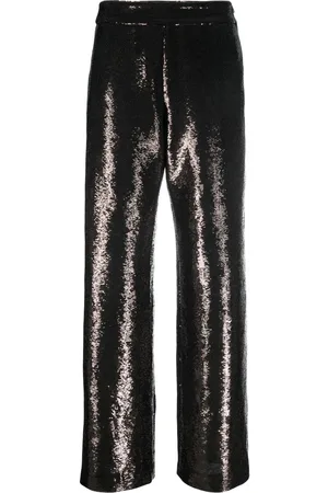 Golden Goose Wide-leg sequin-embellished trousers
